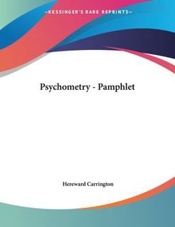 Psychometry - Pamphlet