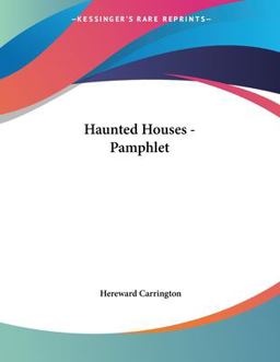 Haunted Houses - Pamphlet