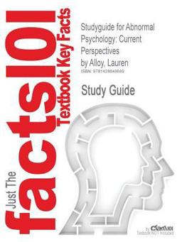 Outlines and Highlights for Abnormal Psychology by Lauren B Alloy, Isbn