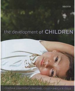 Development of Children 6th 9781429202251 Front Cover
