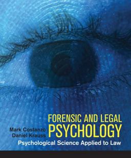 Forensic and Legal Psychology  9781429205788 Front Cover
