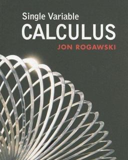 Single Variable Calculus