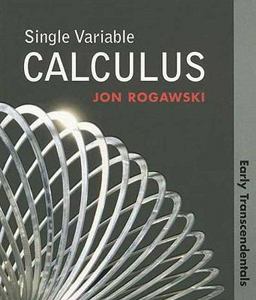 Single Variable Calculus
