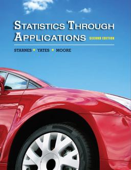 Statistics Through Applications 2nd 9781429219747 Front Cover