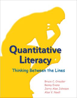 Quantitative Literacy Thinking Between the Lines  9781429223287 Front Cover