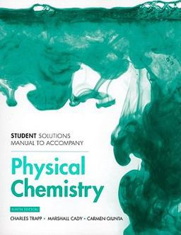 Student Solutions Manual for Physical Chemistry 9th 9781429231282 Front Cover