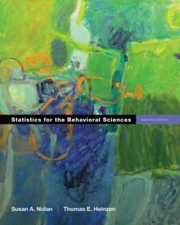 Statistics for the Behavioral Sciences 2nd 9781429232654 Front Cover