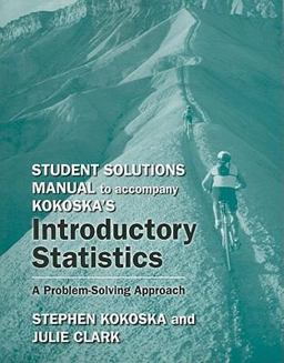 Student Solutions Manual for Introductory Statistics Student Solutions Manual for Introductory Statistics