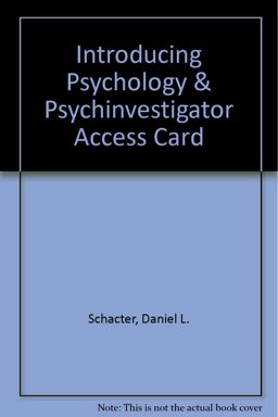 Introducing Psychology and PsychInvestigator Access Card
