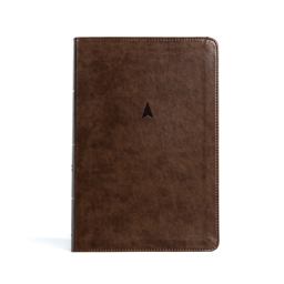 CSB Personal Size Giant Print Bible, Brown LeatherTouch
