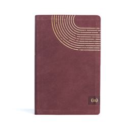 CSB (in)courage Devotional Bible, Bordeaux LeatherTouch, Indexed 2023 9781430082569 Front Cover