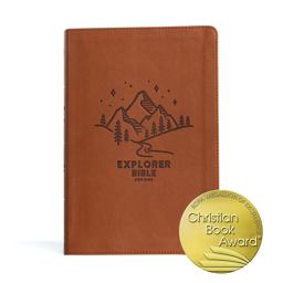 CSB Explorer Bible for Kids, Brown Mountains LeatherTouch