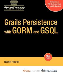 Grails Persistence with Gorm and Gsql