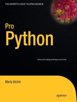 Pro Python  9781430227571 Front Cover