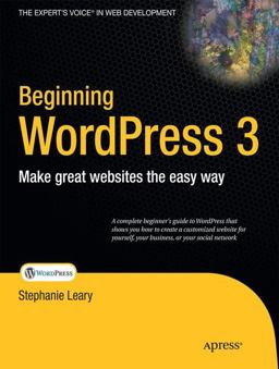 Beginning WordPress 3  9781430228950 Front Cover