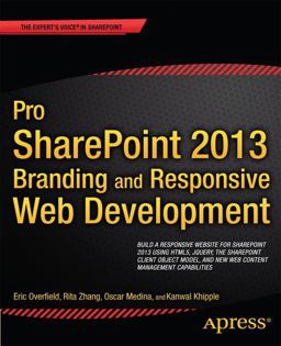 Pro SharePoint 2013 Branding and Responsive Web Development