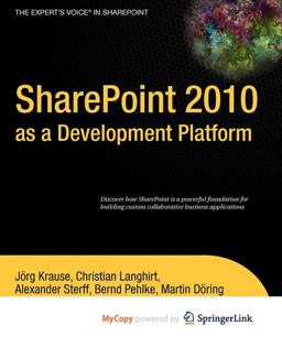 Sharepoint 2010 As a Development Platform