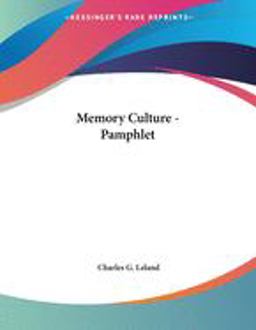 Memory Culture - Pamphlet Memory Culture - Pamphlet