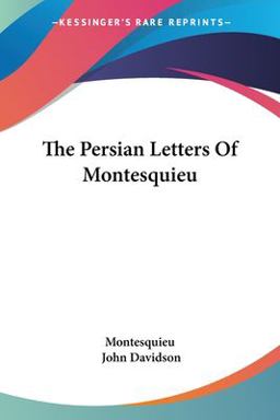 The Persian Letters of Montesquieu