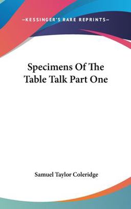 Specimens of the Table Talk Part