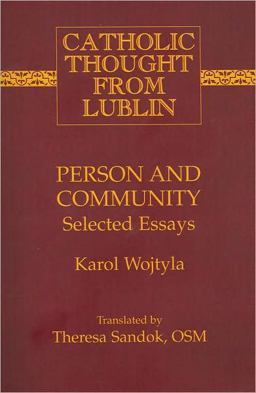 Person and Community Selected Essays 2nd 9781433104633 Front Cover