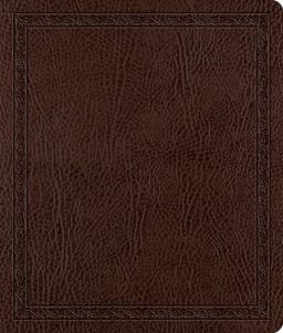 ESV Journaling Bible (Bonded Leather, Mocha, Threshold Design) 1st 2008 9781433502347 Front Cover