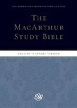 Macarthur Study Bible Esv  9781433504006 Front Cover