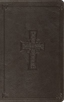 ESV Value Thinline Bible (TruTone, Charcoal, Celtic Cross Design)  9781433548352 Front Cover