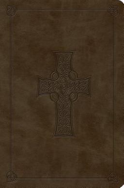 ESV Compact Outreach Bible, Premium Edition (TruTone, Olive, Celtic Cross Design)  9781433551611 Front Cover