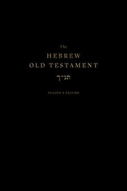 Hebrew Old Testament, Reader's Edition (Hardcover)  9781433571015 Front Cover