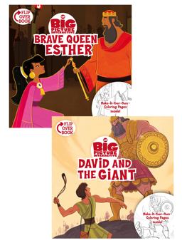 Brave Queen Esther/David and the Giant Flip-Over Book