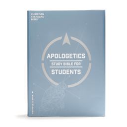 CSB Apologetics Study Bible for Students, Blue Hardcover  9781433644108 Front Cover