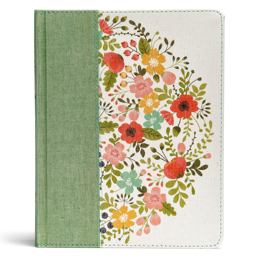 CSB Notetaking Bible, Sage Cloth over Board