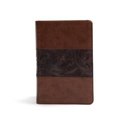 CSB Study Bible, Personal Size Edition, Mahogany LeatherTouch
