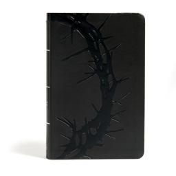 CSB Large Print Personal Size Reference Bible, Charcoal LeatherTouch