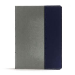 CSB Apologetics Study Bible for Students, Gray/Navy LeatherTouch