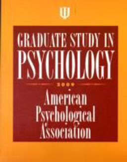 Graduate Study in Psychology