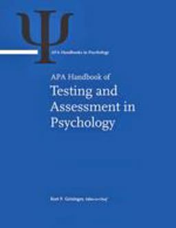 APA Handbook of Testing and Assessment in Psychology