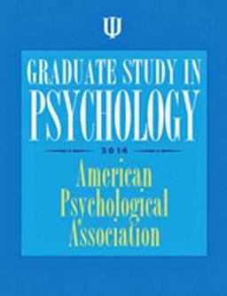 Graduate Study in Psychology 2014:  9781433815485 Front Cover