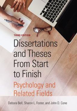 Dissertations and Theses from Start to Finish: Psychology and Related Fields  9781433830648 Front Cover