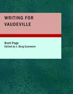 Writing for Vaudeville