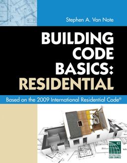 Building Code Basics - Residential Based on 2009 International Residential Code  9781435400634 Front Cover
