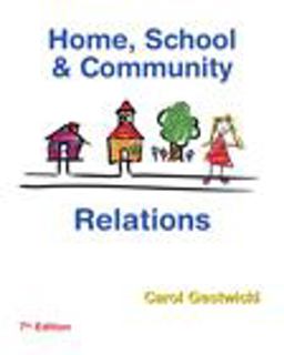 Home, School, and Community Relations 7th 9781435401082 Front Cover