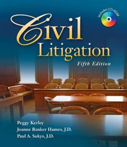 Bundle: Civil Litigation, 5th + WebTutor? on Blackboard® Printed Access Card