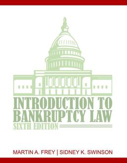 Introduction to Bankruptcy Law Introduction to Bankruptcy Law