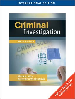 Criminal Investigation, International Edition