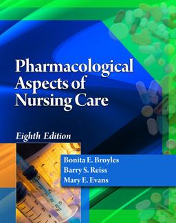 Pharmacological Aspects of Nursing Care 8th 9781435489202 Front Cover