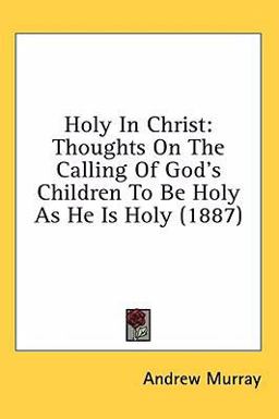 Holy in Christ