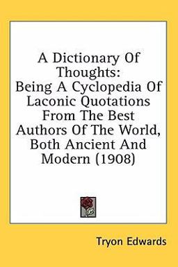 A Dictionary of Thoughts