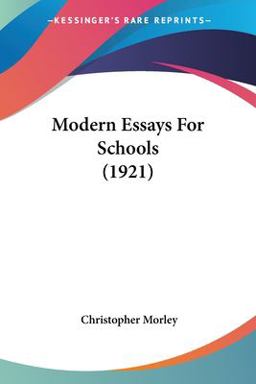 Modern Essays for Schools